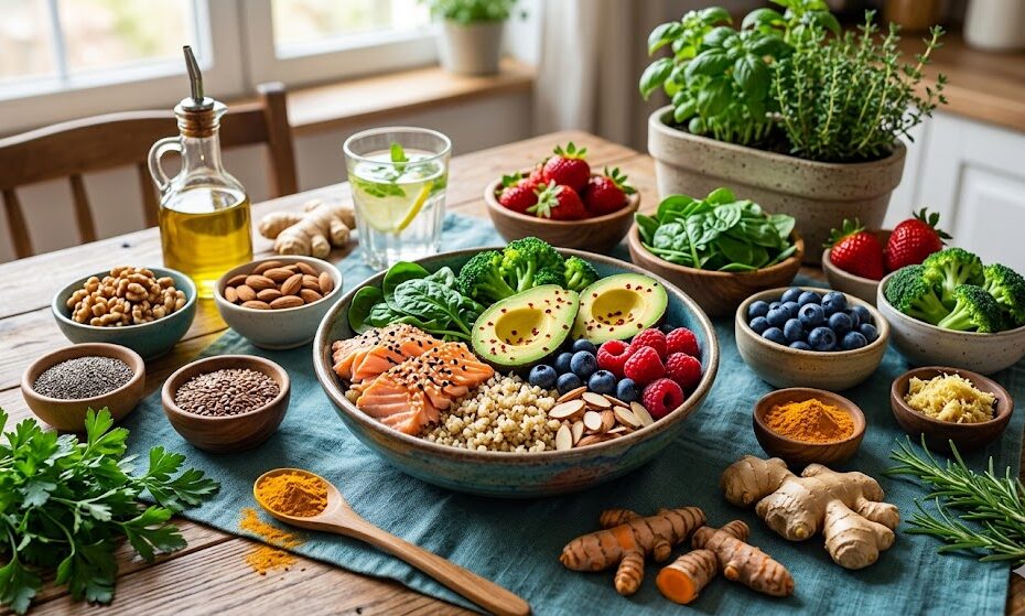 Alimentação anti-inflamatória: o que incluir e evitar para uma vida saudável