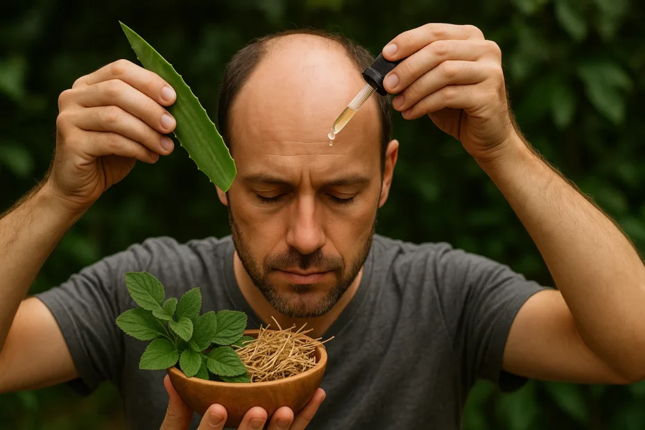 Curas Naturais para Calvície: Como Tratar a Queda de Cabelo de Forma Natural e Eficaz em Corpo Curas Naturais para Calvície: Como Tratar a Queda de Cabelo de Forma Natural e Eficaz