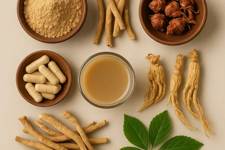 Ashwagandha, Rhodiola e Ginseng: Usos no Dia a Dia para Mais Energia e Menos Estresse