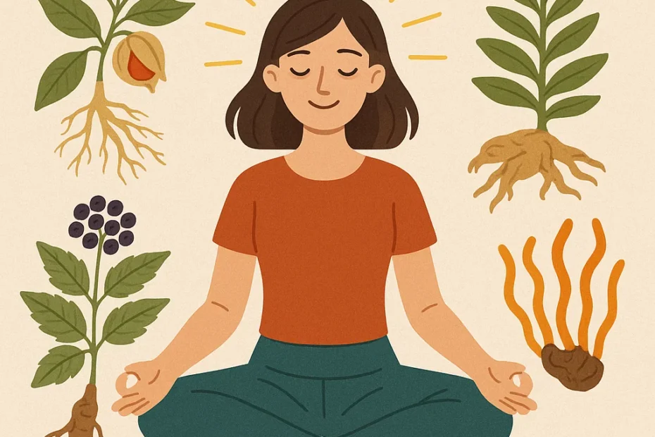 Ervas Adaptógenas: Como Reduzem o Estresse e Aumentam a Energia em Plantas & Vitaminas Ervas Adaptógenas: Como Reduzem o Estresse e Aumentam a Energia