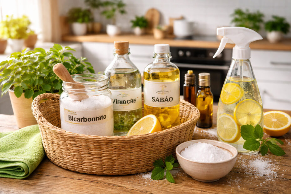 Limpezas Naturais: Como Manter a Casa Saudável Sem Produtos Químicos Agressivos