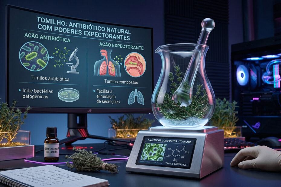 Tomilho: Antibiótico Natural com Poderes Expectorantes