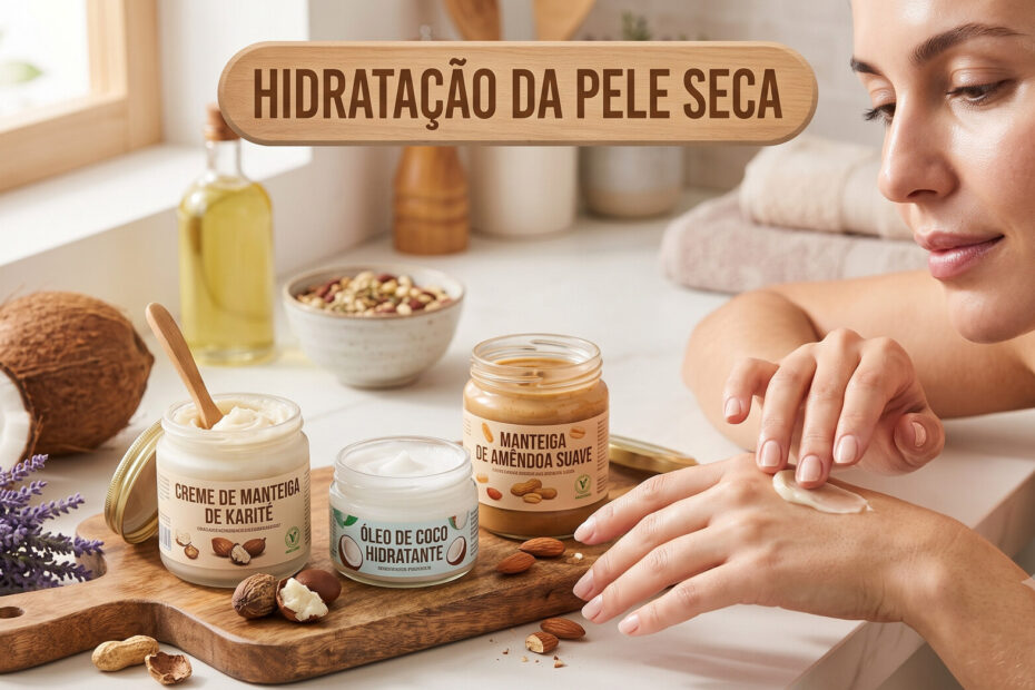 Hidratação da Pele Seca: Receitas Naturais com Manteigas Vegetais